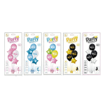 Happy Birthday 5-Heads Balloon Set/(min 6 sets)