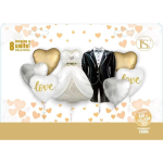 Dress/Suit 8pcs/ Balloon Set 6/pcs