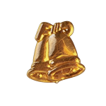 Wedding Bells Acrylic Charms/12Bags (GD)