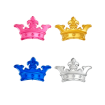 Crown Acrylic Charms/12Bags