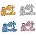 "Mi Bautizo" Acrylic Charm/12Bags