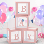 12" "BABY" Balloon Boxes (4pcs/set) - Image 3