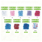 10mm Iridescent Round loose Pearl Beads/12Bags