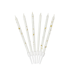 Black/White Candle W/ Golden Sparks /24 pcs - Image 2