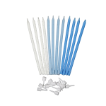 Candle w/Sparkle/ 24/pcs