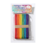 6"x3/4" Colored Jumbo Natural Craft Sticks 50/pk/dz