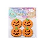 Felt Stickers Pumpkin 4ct/dz