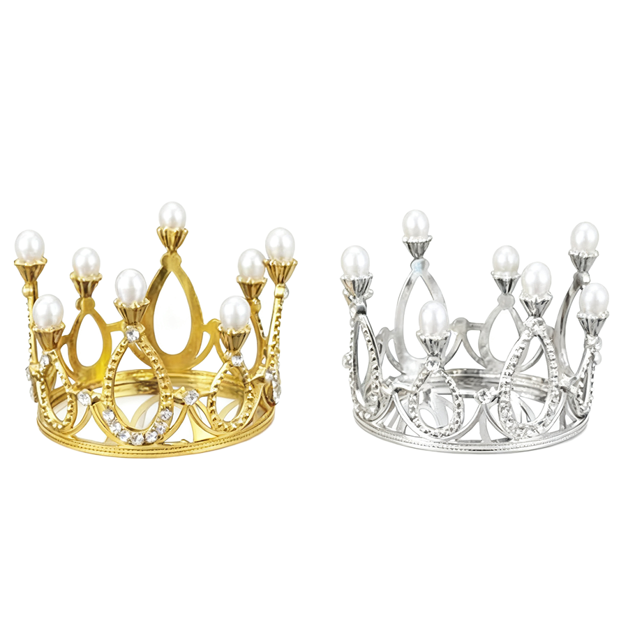 CWN-013 (3.25"W x 2.25"H) Metal Crown/pc - Image 1