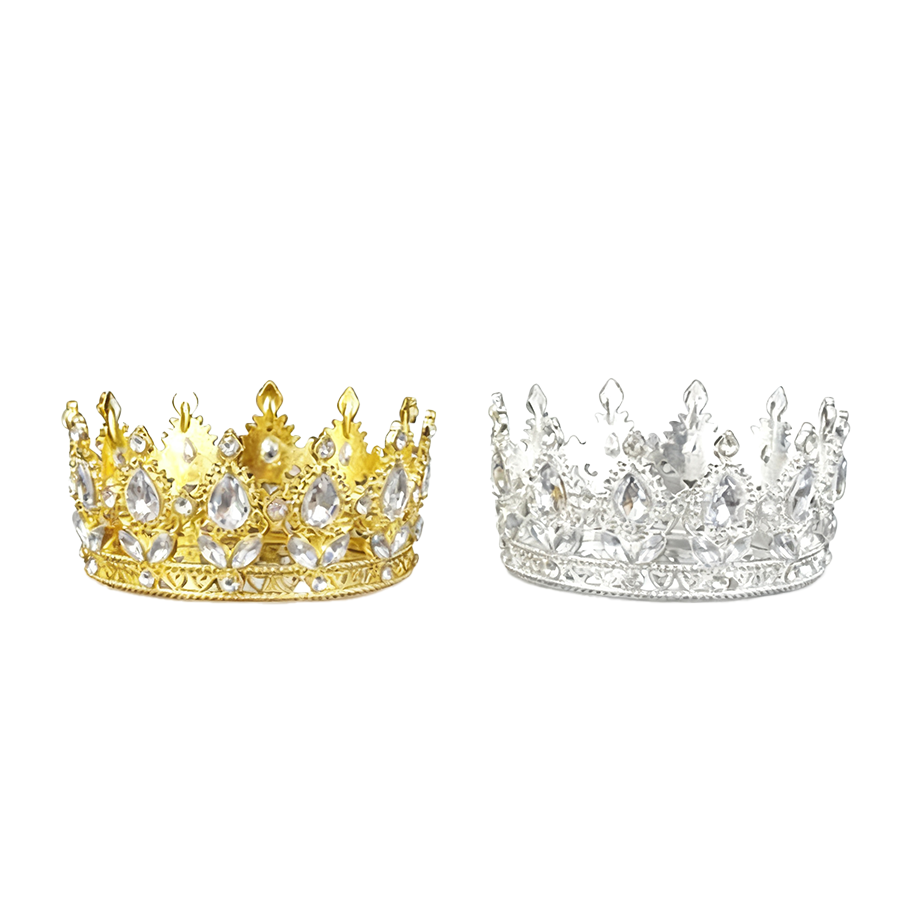 CWN-015 (3"W x 1.75"H) Metal Crown/pc - Image 1