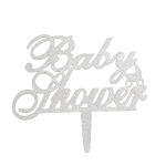 Baby Shower Mirrored Acrylic Cake Toppers/dz - Image 3