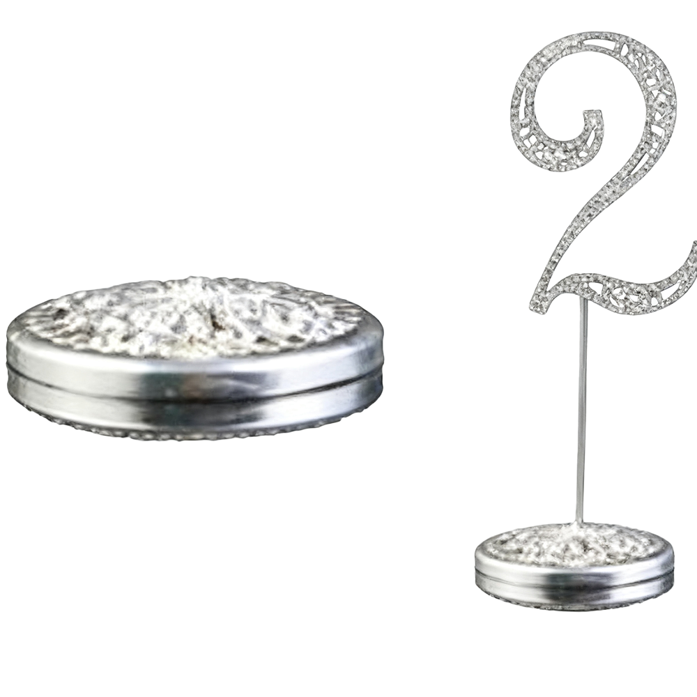 DAN500-1 2.75" Cake Topper Base/6pcs - Image 1