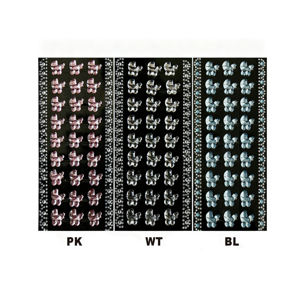 DAS-002 Carriage Acrylic Stickers/dz - Image 1