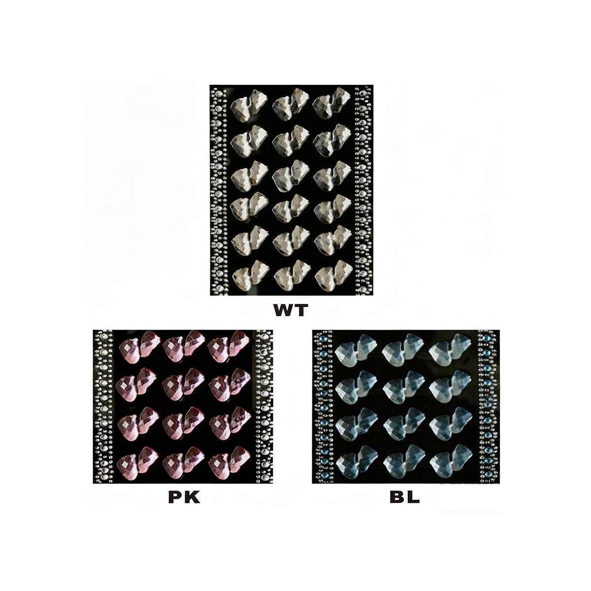 DAS-005 Footprint Acrylic Stickers/dz - Image 1