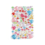 Assorted Decorative Rhinestone Stickers/dz