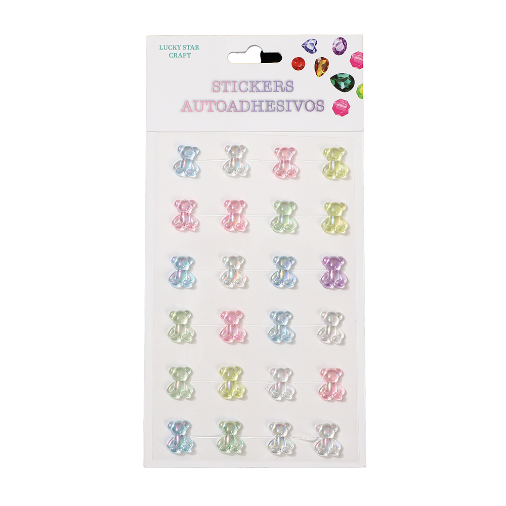 DAS-246 Teddy Bear Stickers/dz - Image 1