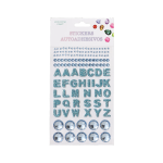 Letter Sticker W/ Gem/dz - Image 3