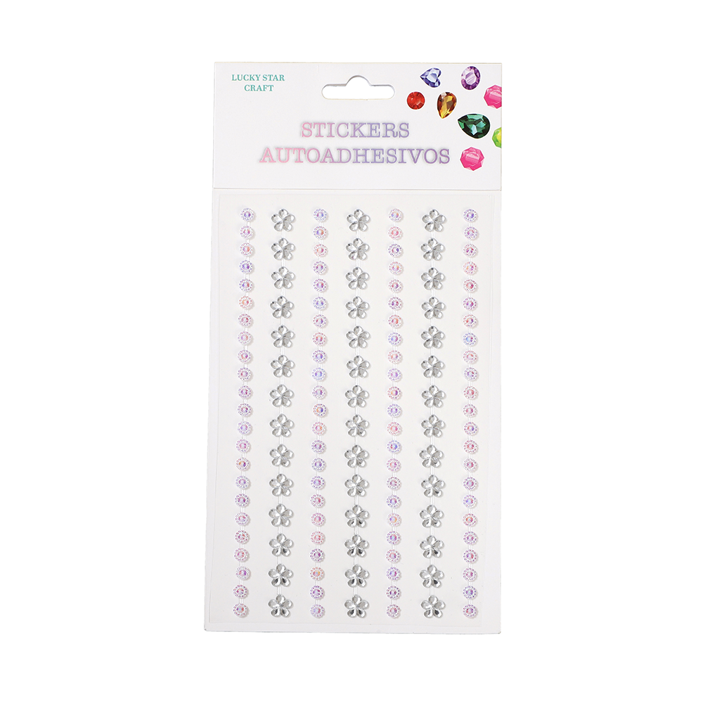 DAS-257 Star/Pearl Sticker/dz - Image 1