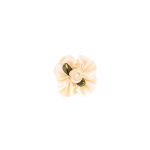 Satin Ribbon Flower w Pearl/dz - Image 3