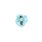 Satin Ribbon Flower w Pearl/dz - Image 5
