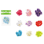 Organza Star Flower w Diamond/dz