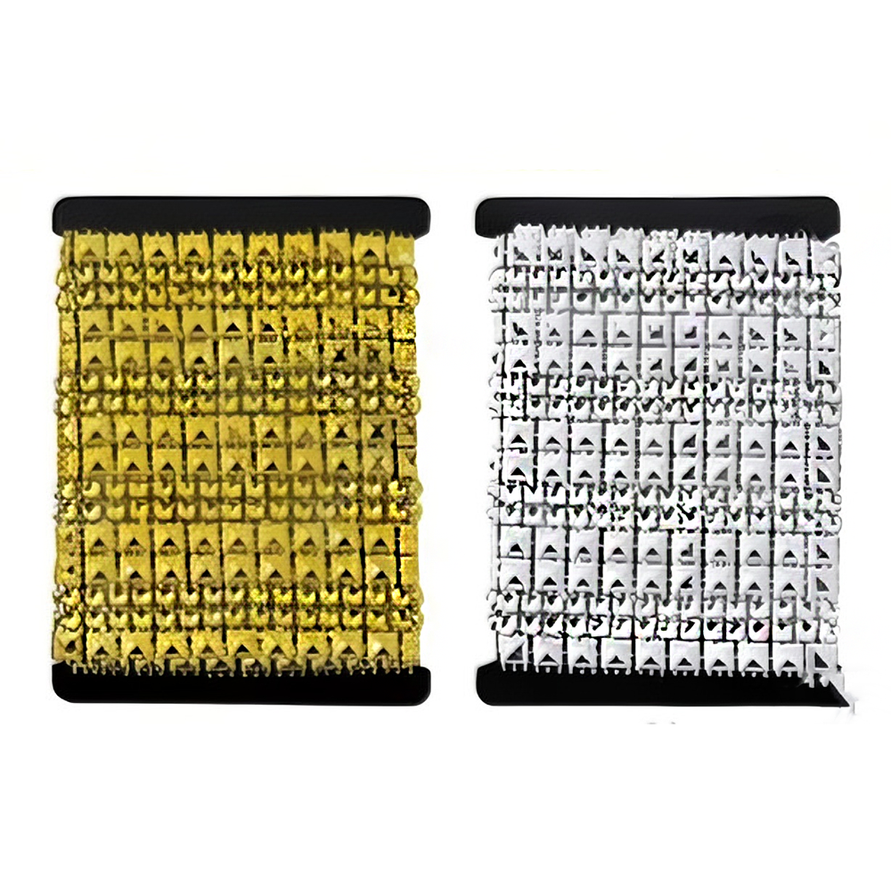 DNL-216 4.25" X 13.25" Square & Diamond Mesh Ribbon/dz - Image 1