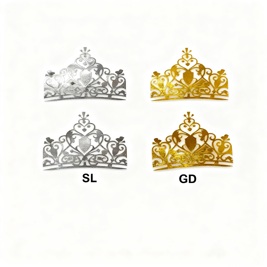DWB-307 (2.75",3"4") Decorative Metallic Crown/dz - Image 1