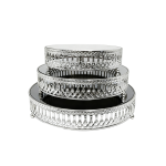(10", 12", 14") Metal Cake Stand, 3 pcs/Set - Image 2
