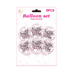 12" Birthday Confetti Balloons, 6 pcs/pack (12 packs) - Image 4