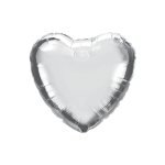 18" Inch Heart Shaped Mylar Balloon/20pcs - Image 3
