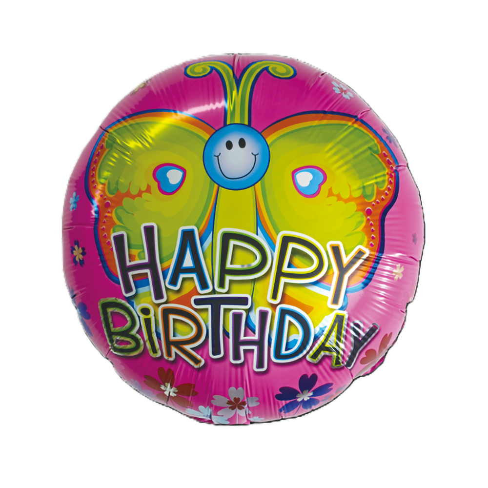 K-3143-18 Happy Birthday w/ 18" Balloon/20pcs - Image 1