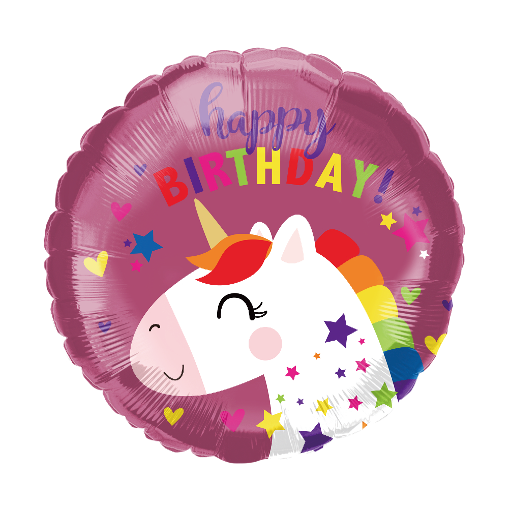 K-3159-18 Happy Birthday 18" Balloon/20pcs - Image 1