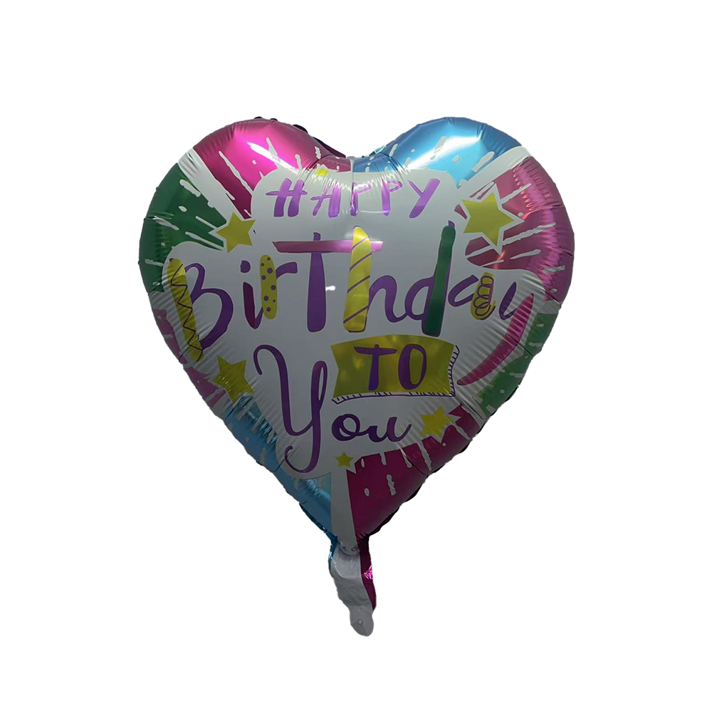 K-3179-18 Happy Birthday 18" Balloon/20pcs - Image 1