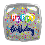 Happy Birthday 18" Balloon/20pcs