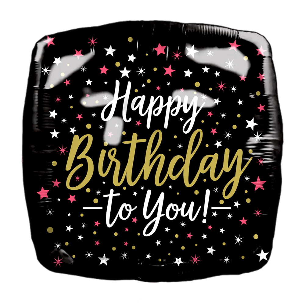 K-3189-18 Happy Birthday 18" Balloon/20pcs - Image 1