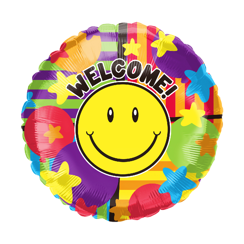 K-3208-18 Welcome 18" Balloon/20pcs - Image 1