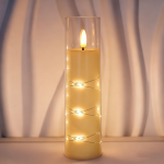 2.25''x6''/7''/8'' LED Candle With String Lights/ds - Image 3