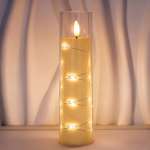 2.25''x6''/7''/8'' LED Candle With String Lights/ds - Image 4