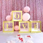 12"  "LOVE" Balloon Boxes (4pcs/set) - Image 3
