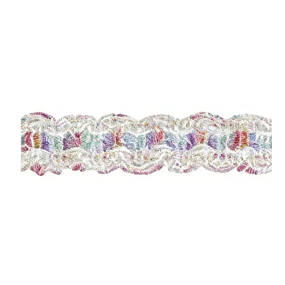 NL-802 5/8" Iridescent Trimming Braid/25yds - Image 1