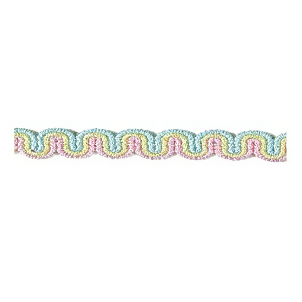 NL-902 3/8" Rainbow Mole Braid/25yds - Image 1