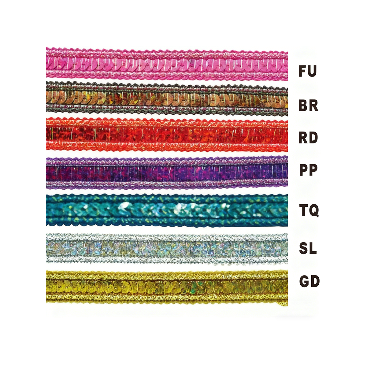 NL-907 Sequin Trim/25yards - Image 1