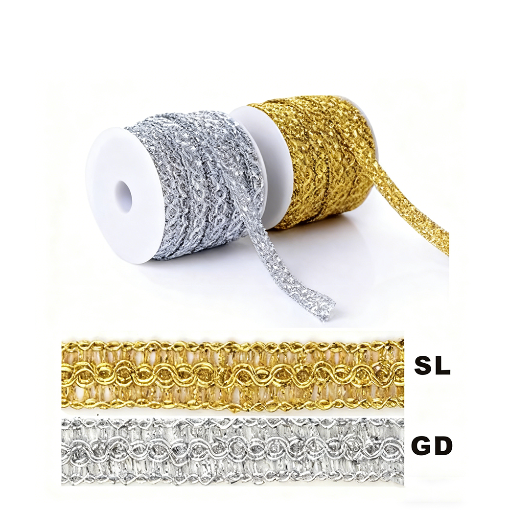 NL-916 Metallic Braid Trim/25yds - Image 1