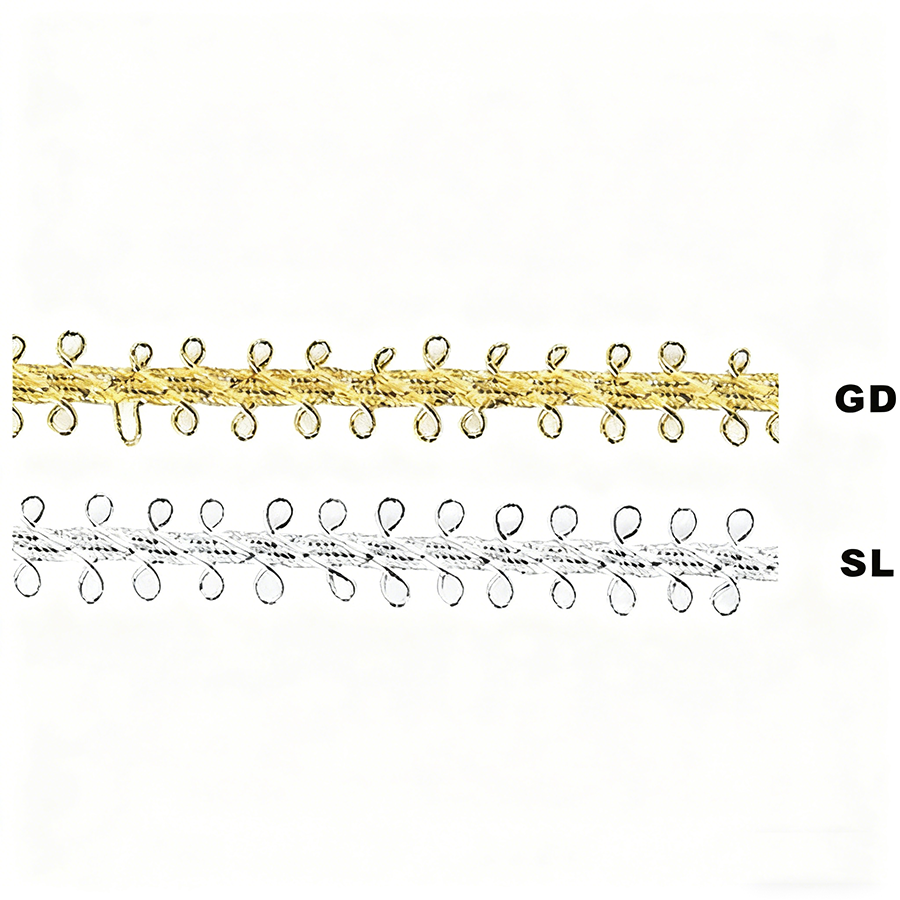 NL-918 Metallic Braid Trim/25yds - Image 1