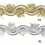 Scroll Metallic Trim/25yds