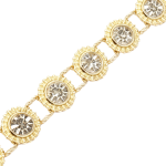 Round Rhinestone Chain Trims/10yds