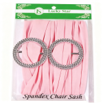 12" 2ct Spandex Sash w Buckle/12pks - Image 2