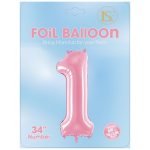 Number "0-9" 34" Balloon/6pcs - Image 42