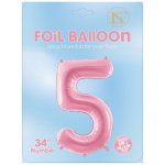 Number "0-9" 34" Balloon/6pcs - Image 46