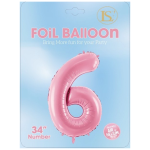 Number "0-9" 34" Balloon/6pcs - Image 47