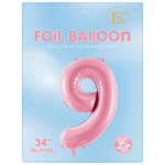 Number "0-9" 34" Balloon/6pcs - Image 50